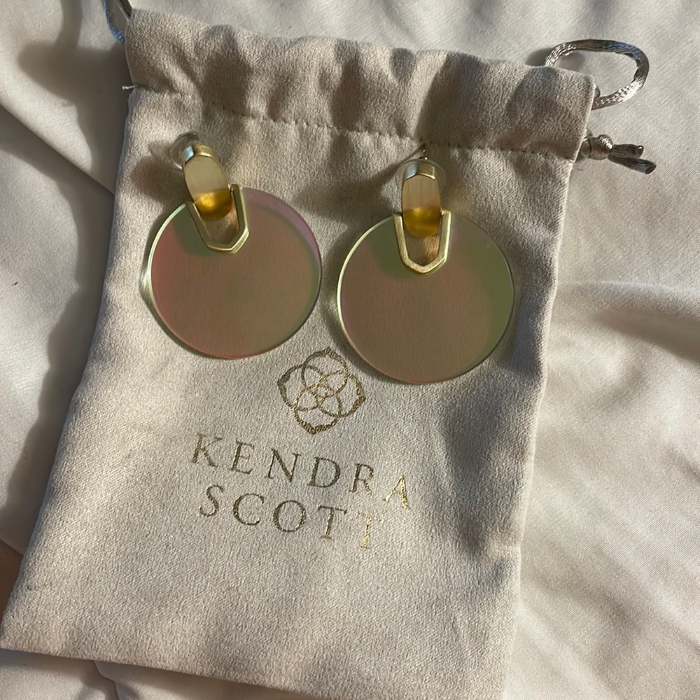 Kendra Scott iridescent earrings